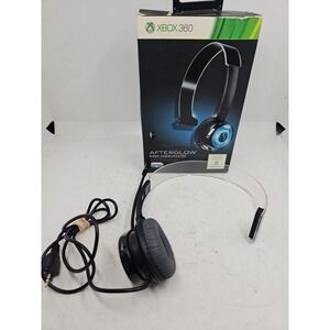 PDP Afterglow Chat Wired Headset with Mic Microphone Xbox 360 P-3701 Used w/ Box